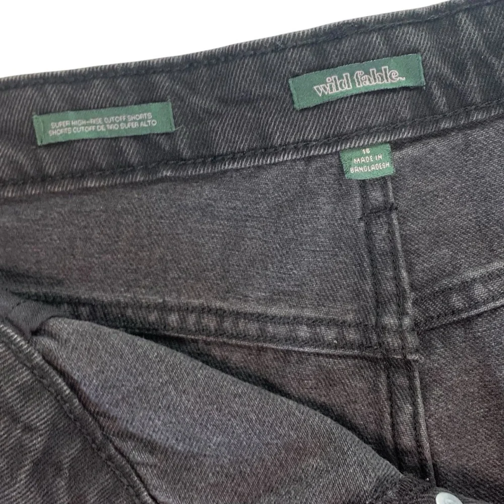 WILD FABLE Super High Rise Cut Off Denim Shorts